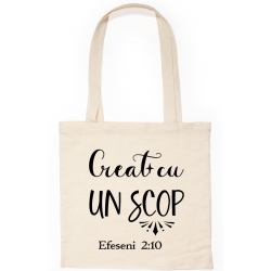 Sacosa  bumbac, Creat cu un scop